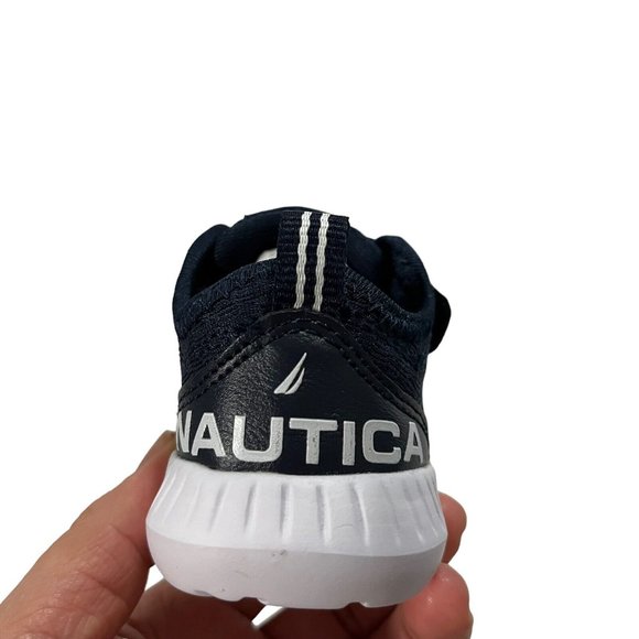 Nautica Baby Infant Boys Sneakers Size 5 Navy Blue Lightweight Comfortable Shoes - Picture 11 of 12